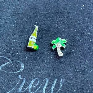 Origami Owl Set of Tropical Vacation Charms